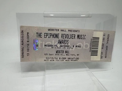 Epiphone Revolver Music Awards 2016 (boleto) 13 de diciembre de 2016 Foto 1 de 2