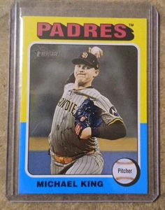 2024 Topps Heritage High Number - SP Mike King #701 Padres - Bild 1 von 2