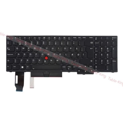 German With Backlit Keyboard For Thinkpad T590 L580 L590 P52 P53 P53S P72 P73 - Image 1 of 2