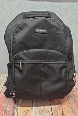 Mochila para laptop Kensington Simply portátil bolsa de livros 15,6" preta estojo de transporte - Imagem 1 de 4