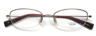 Oliver Peoples Georgina Semi Rimless Glasses Rose Gold Titanium 50mm No Case - Image 1 of 4