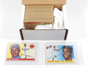 1955 Topps Baseball Starter Set (112 Different Cards) BV $3425 Avg Fair to Poor - Picture 1 of 7