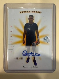 2022 Goodwin Champions Future Watch  - Auto Roderick Arias /299 - Picture 1 of 3