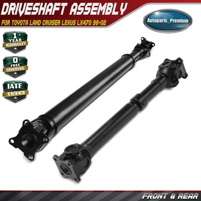 Conjunto de eje de transmisión delantero y trasero de 2 piezas para Toyota Land Cruiser Lexus LX470 Foto 1 de 4