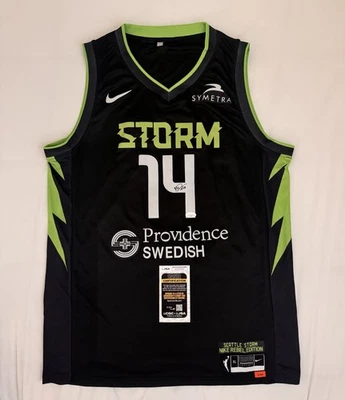 Dominique Malonga Signed Seattle Storm Jersey JSA COA WNBA read description - Image 1 of 3