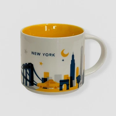Taza/taza de café de cerámica Starbucks serie “You Are Here” de la ciudad de Nueva York de 14 onzas Foto 1 de 4