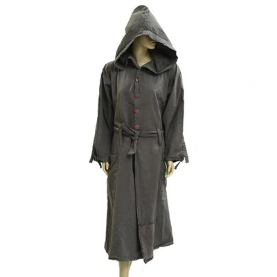 Ewa I Walla Peasant Lagenlook Vintage Hoodie Cotton Coat Jacket Dress M 283080 - Image 1 of 4