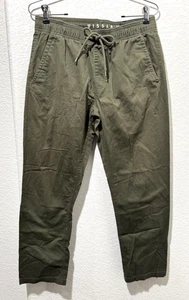 Vissla Bio Baumwolle Ripstop Hose Gr. S Small Pull On Kordelzug olivgrün - Bild 1 von 7