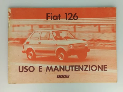 Fiat 126 Personal 4 libretto uso e manutenzione - Immagine 1 di 4