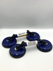 Heavy Duty Double Suction Cup Aluminum Blue 88lb 1001 517 316 PAIR - Picture 1 of 10