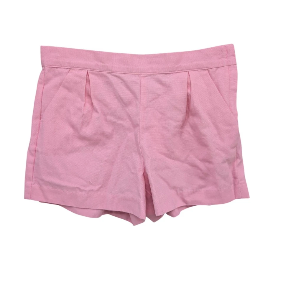 Pantalones Cortos Chinos Janie and Jack Niñas Rosa Cremallera Lateral Cintura Ajustable Talla 8 Foto 1 de 4
