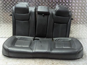 CHRYSLER 300C MK2 LD REAR SEATS BENCH FULL BLACK LEATHER 2012 - Picture 1 of 21
