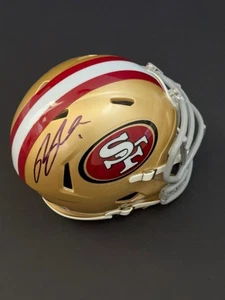 Ricky Pearsall 49ers autographed mini helmet – Beckett Witnessed COA BAS (345) - Picture 1 of 4
