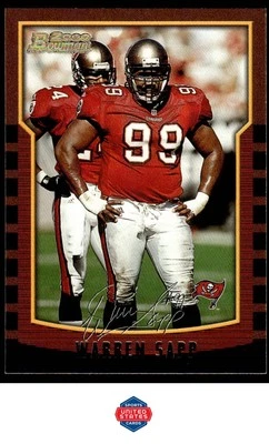 2000 Bowman #25 Warren Sapp - Image 1 of 2