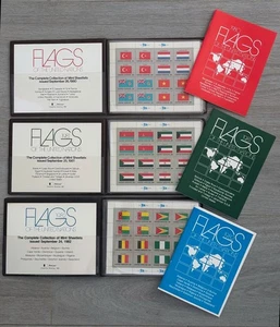 United Nations • 1980-89 Flags Books - w/40 Mint Sheetlets - Picture 1 of 5