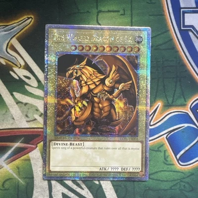 Yugioh! The Winged Dragon of Ra LC01-EN003 Quarter Century Secret Rare 1st Ed NM - Image 1 of 2