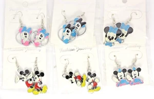 Mickey & Minney NWT Classic Cartoon Kids Fashion Earrings Drop Dangle - Picture 1 of 7