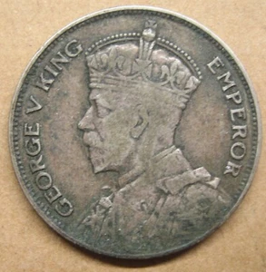 1933 New Zealand Half Crown Silver Coin Take a Look - Picture 1 of 2