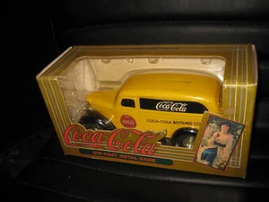 ERTL 1/25 COCA COLA DELIVERY VAN COIN BANK MONEY BOX OLD SHOP STOCK #B901 - Bild 1 von 6