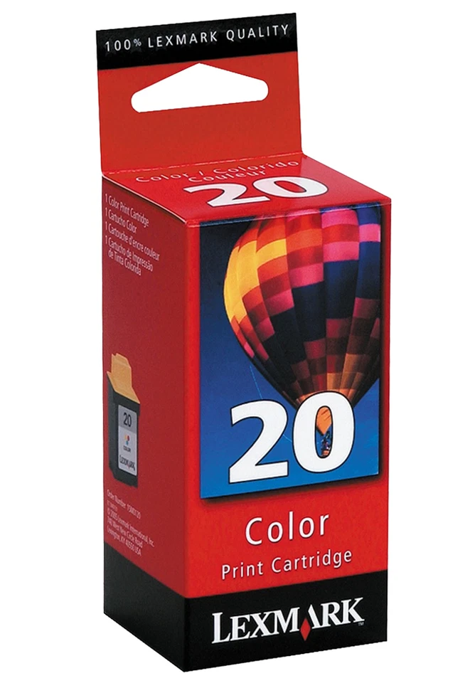 Cartucho de tinta color Lexmark 20 (15M0120) GENUINO NUEVO  Foto 1 de 1