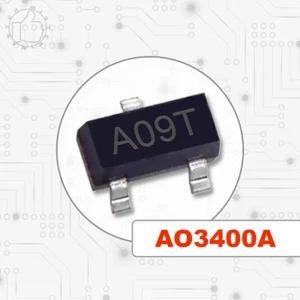 AO3400A A09T SOT-23 SMD TRANSISTOR N-KANAL Vds:30V - 10 STÜCK - Bild 1 von 1
