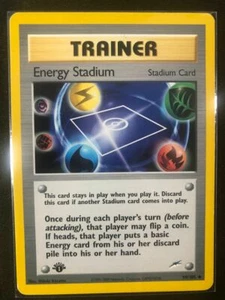 Pokemon 1st Edition 99/105 Energy Stadium Neo Destiny Uncommon - Picture 1 of 2