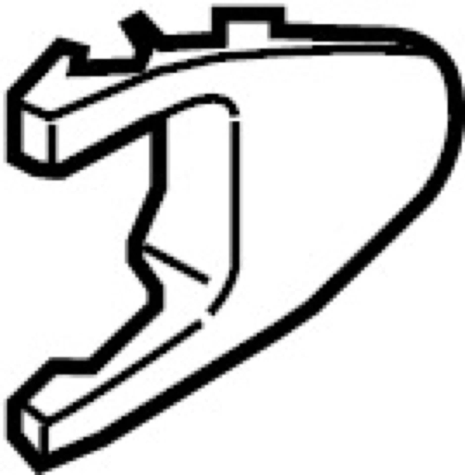 Genuine OEM Nissan Xterra 2005-2015 Right Rear Door Handle Trim no. 80682-EA504 - Изображение 1 из 1