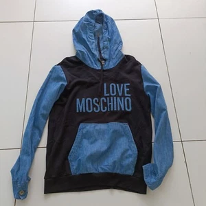 MOSCHINO Sweatshirt / HOODIE Size MED Customised Paul McNeil Cool Retro - Picture 1 of 17