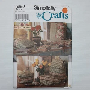 Simplicity Sewing Pattern 8069 Bags & Covers Size OSZ Vintage 98 FF Uncut - Picture 1 of 2