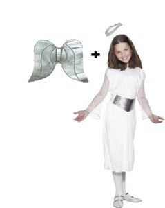 Angel Costume which INCLUDES Wings and Halo Large Age 10-12 Years - Picture 1 of 1