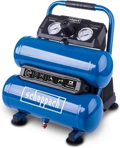 Scheppach Kompressor HC10-Twin ölfrei 8 bar 2x7,5L 750W Doppeltank - Bild 1 von 1