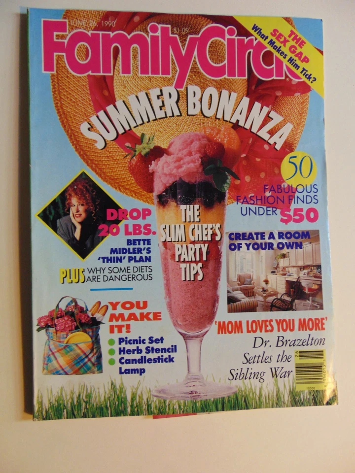 FAMILY CIRCLE June 1990 Summer Bonanza - Image 1 of 1