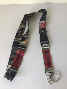 Jagermeister Lanyard w/ Detachable Clip & Keychain Ring Jager ID Badge Holder