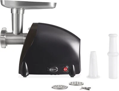 Molinillo de carne eléctrico y embutidora de salchichas incluye placas de molienda de acero inoxidable Foto 1 de 4