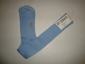 CALZE LUNGHE UOMO 100% COTONE FILO DI SCOZIA  COSTINE AZZURRO 12  VINTAGE 43-46 - Foto 1 di 8
