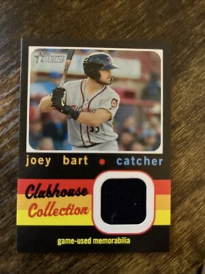 2020 Topps Heritage Minor League #CCR-JB Joey Bart Game Used Jersey Richmond FS - Image 1 of 2