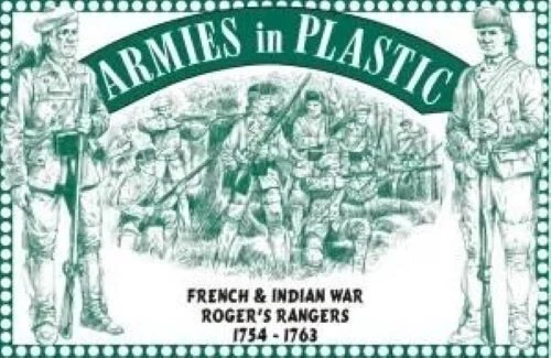 Armies in Plastic French & Indian War # 5549 Roger's Rangers 1/32 54mm