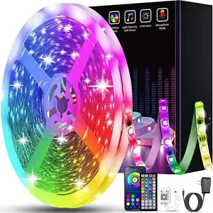 *50Ft Led Lights Bedroom Kitchen LivingRoom 16Million Color Changing APP Control - Picture 1 of 6