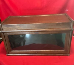 Rare 25 1/2” 2 Piece Antique Globe Wernicke Walnut Bookcase Top Section - Picture 1 of 11