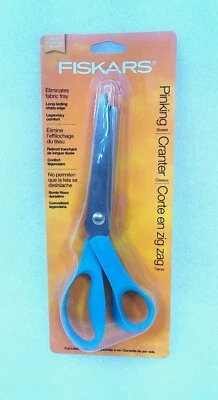 Fiskars 10in Fashion Orange Handle Pinking Shears Zig Zag Scissors Free Ship NEW - Image 1 of 4