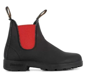 Blundstone Classic Schuhe 508 Schwarz Rot Chelsea Boots Unisex Stiefelette - Bild 1 von 5