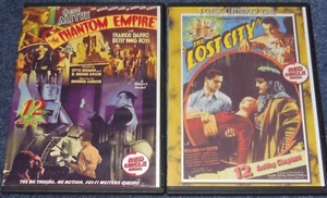 LOST CITY and PHANTOM EMPIRE MOVIE SERIALS~DVDs~GENE AUTRY~WILLIAM BOYD~1930s - Picture 1 of 3