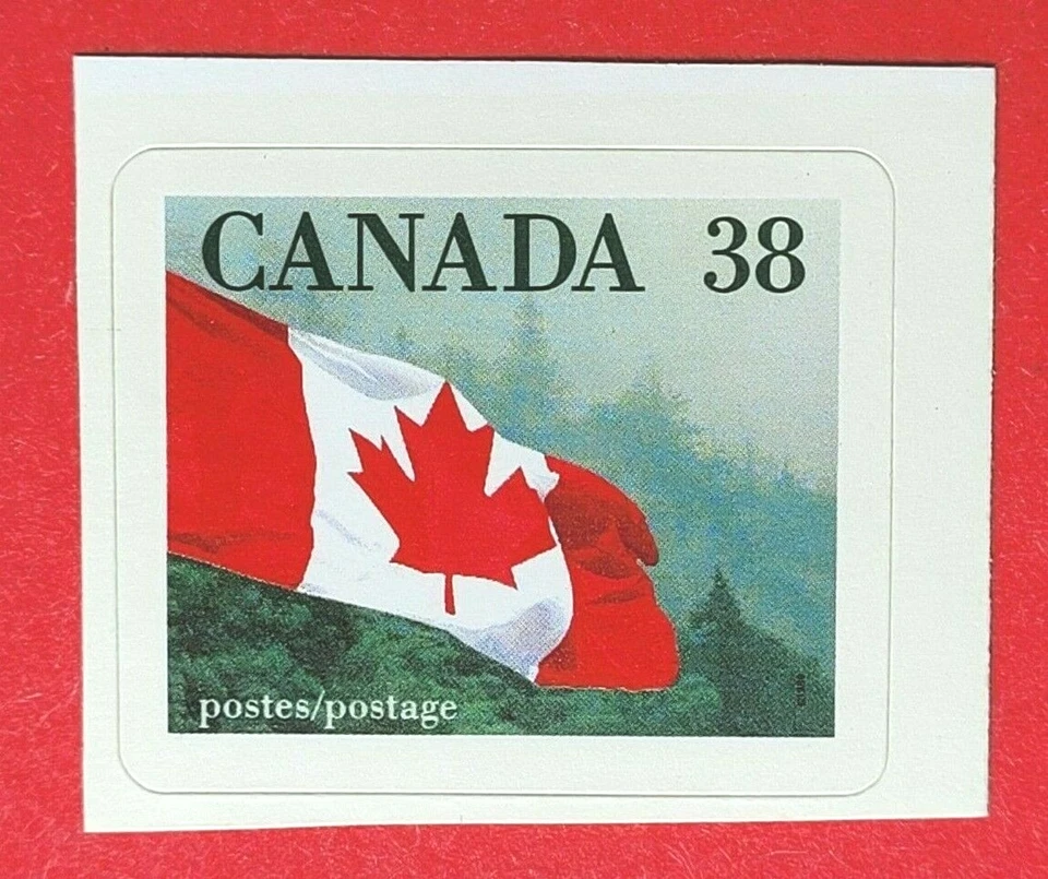 Canada Stamp #1191  "Flag over Forest" Quick Stick Booklet Single MNH 1989 - Image 1 of 1