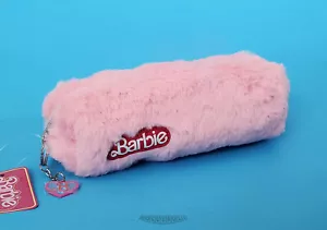 🚦Barbie Movie Pink Plush Pencil / Accessory Case - Mattel - New! - Picture 1 of 9