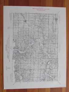 Republic Missouri 1955 original vintage del USGS mapa de ratón - Imagen 1 de 1