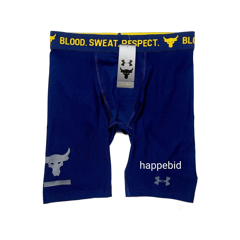 Men's Under Armour Project Rock HeatGear Compression Shorts Large 1353900