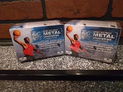 Lot Of 2 - 2021 Upper Deck Skybox METAL UNIVERSE CHAMPIONS Sealed Blaster Box - Image 1 of 4