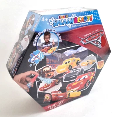 Craze Splash Beadys Spiel Set Cars 3 Basteln Wasserperlen Schablonen Perlen - Bild 1 von 3