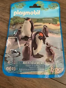 Playmobil FAMILIA DE PINGÜINOS *NUEVO* Zoo Animales Familia Bebés Pollos 6649 - Imagen 1 de 4