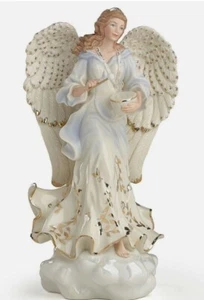 LENOX 2017 ANGELIC BEAT MILLENNIUM ANGEL Drum sculpture - -- NEW in BOX with COA